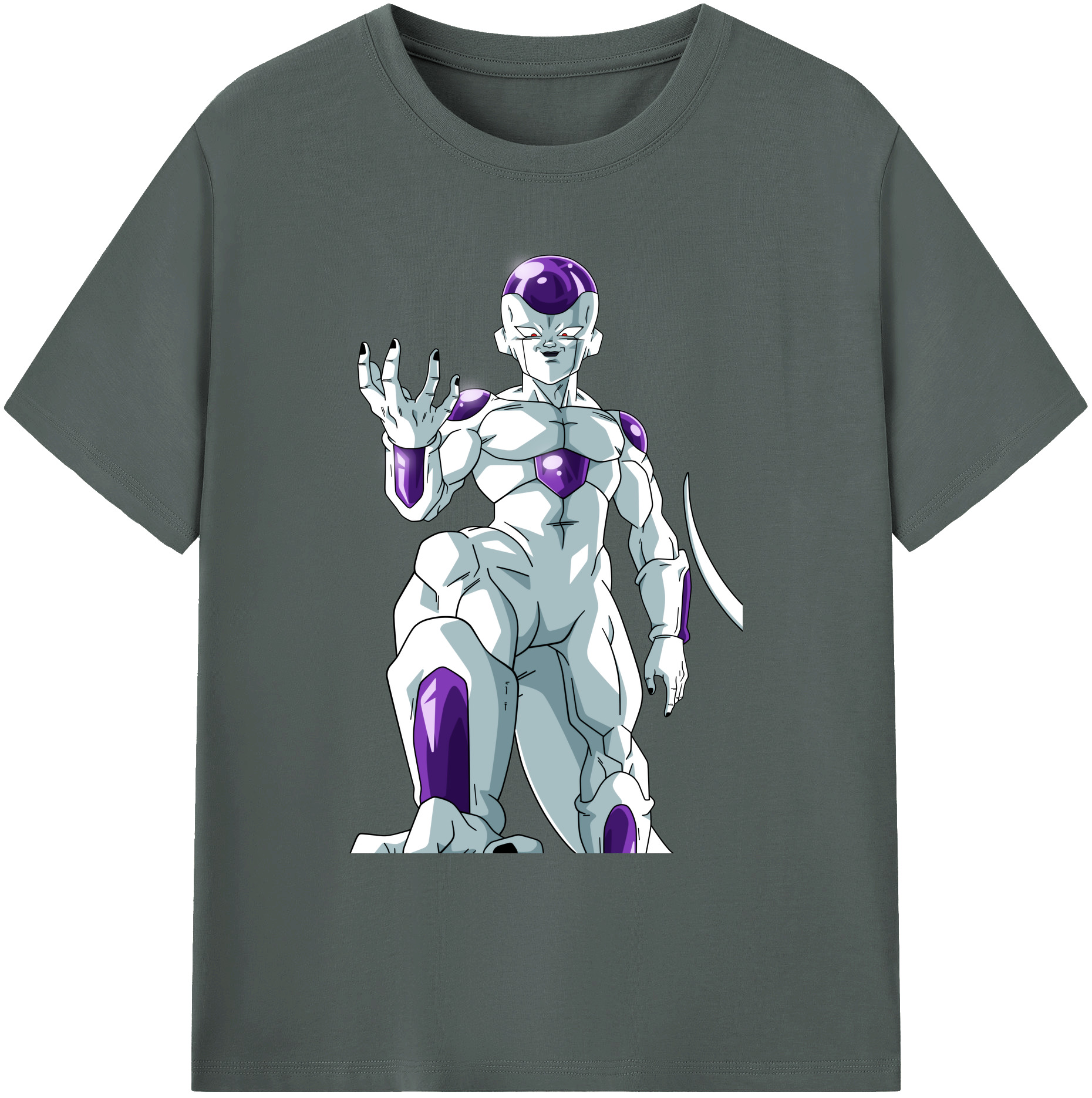 （画像用） ドラゴンボール フリーザ DRAGON BALL Frieza 綿100％ メンズ半袖Tシャツ｜肌触りやわらか＆通気性